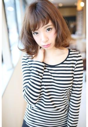 大人可愛いナチュラルゆるふわミディ