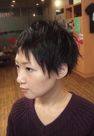 爽やかショートヘアー